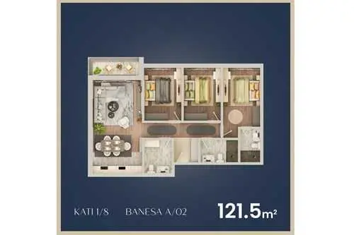 Banesë në shitje Dardani, Prizren - 121.5 m² banesë/apartment në Prizren