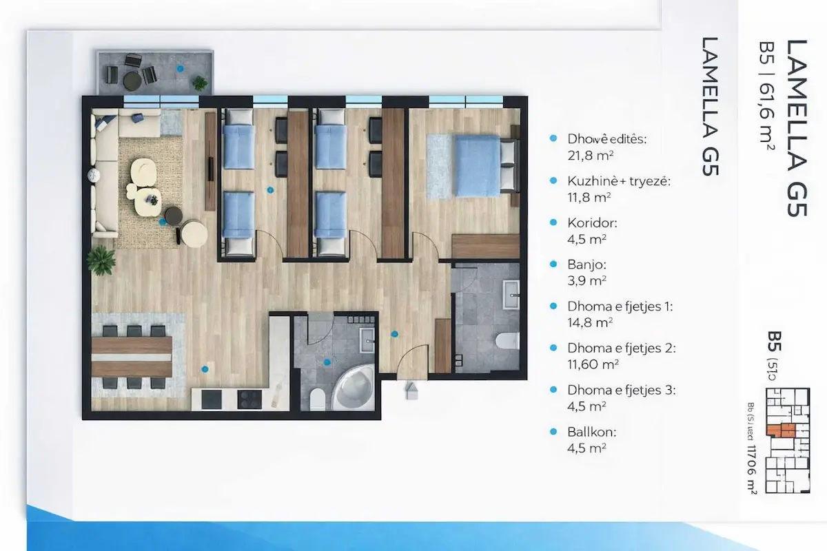 Shitet banesë në Prishtina e Re, Prishtinë! banesë/apartment në Prishtinë