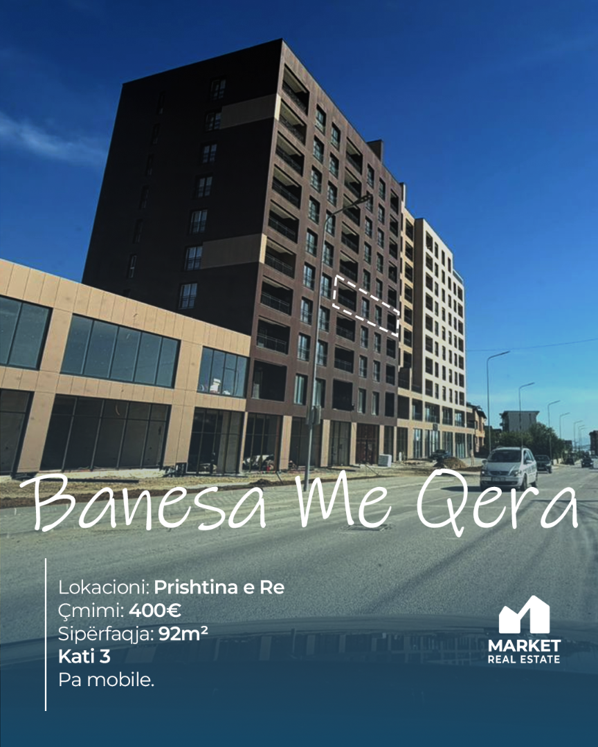 Banesë me qera, Prishtina e Re banesë/apartment në Prishtina e Re