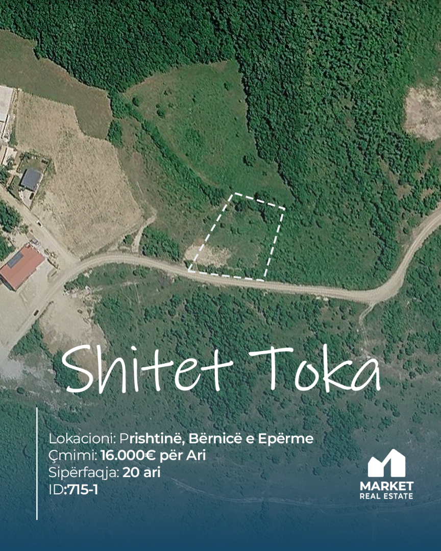 Tokë në shitje Bërnicë e Epërme, Prishtinë tokë në Bërnica e Epërme