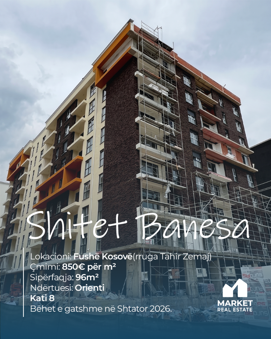 Banesë në shitje, Fushë Kosovë banesë/apartment në Fushë Kosovë