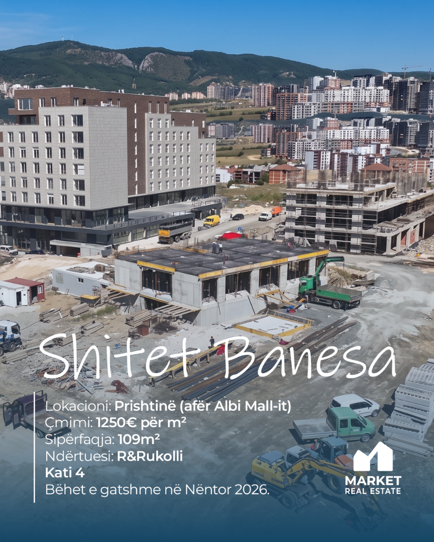 Banesë në shitje, Prishtinë banesë/apartment në Prishtina e Re