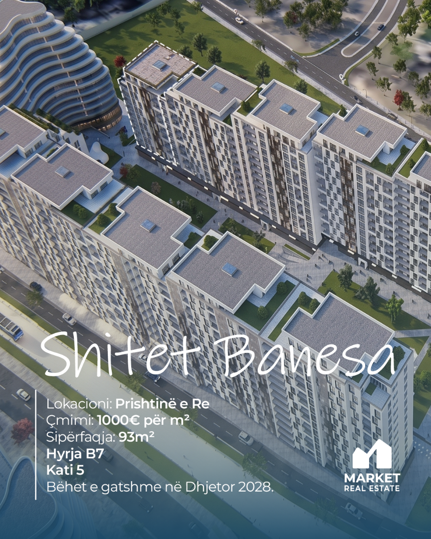 Banesë në shitje, Prishtina e Re banesë/apartment në Prishtina e Re