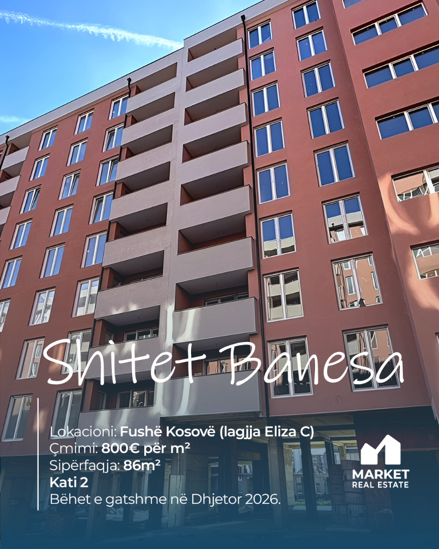 Banesë në shitje, Fushë Kosovë banesë/apartment në Fushë Kosovë