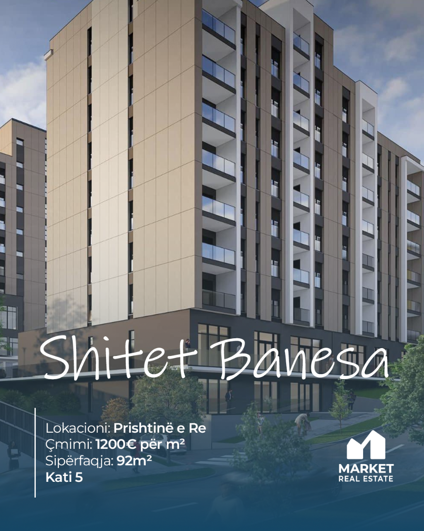 Banesë në shitje, Prishtina e Re banesë/apartment në Prishtina e Re