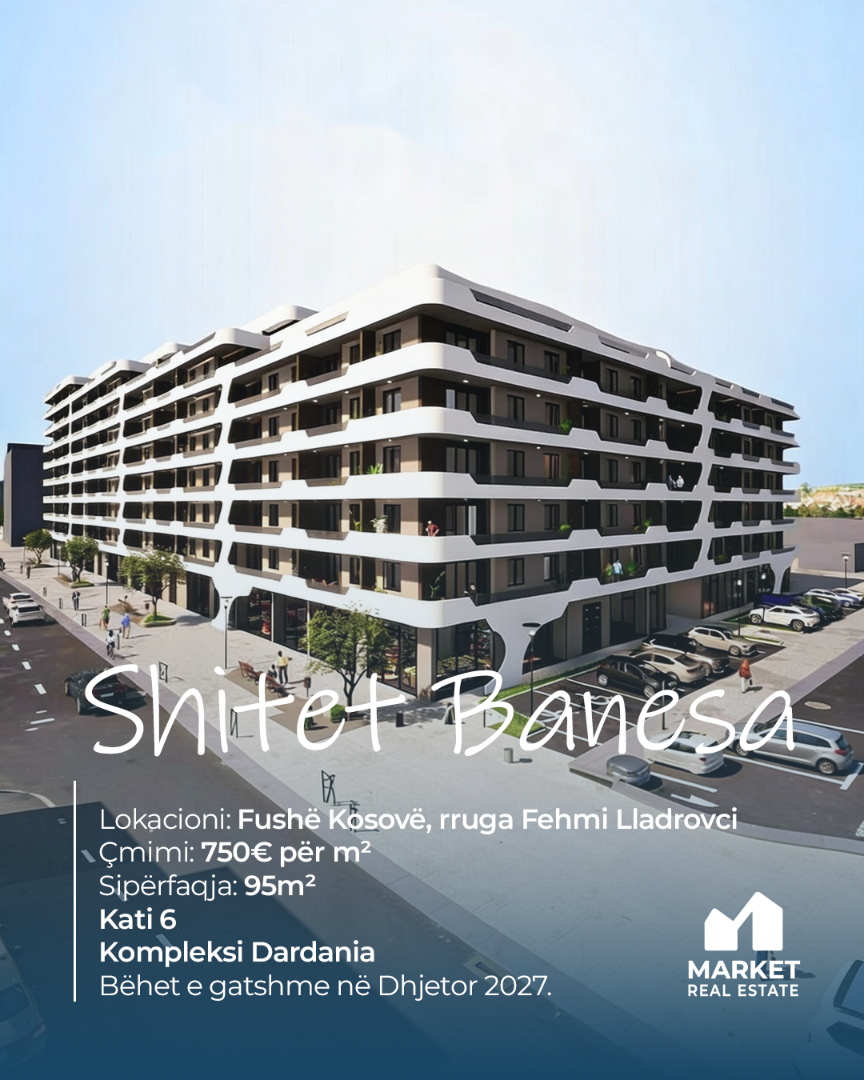 Banesë në shitje, Fushë Kosovë banesë/apartment në Fushë Kosovë