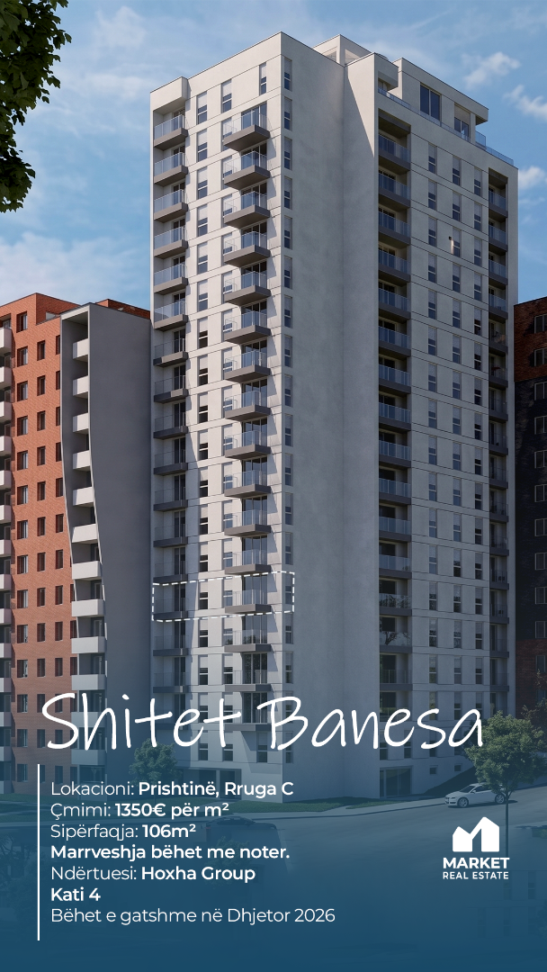 Banesë në shitje, Prishtinë banesë/apartment në Prishtinë
