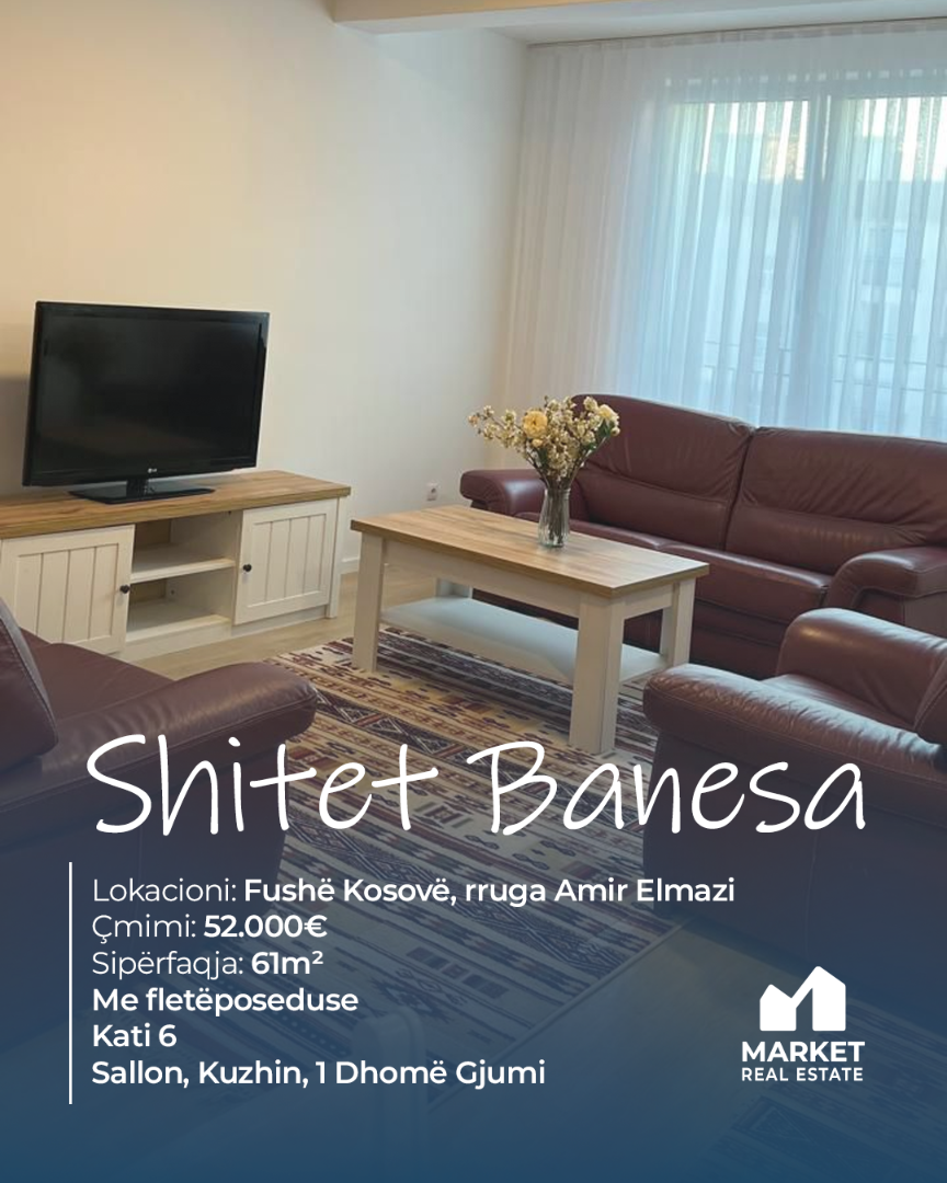 Banesë në shitje Fushë Kosovë banesë/apartment në Fushë Kosovë