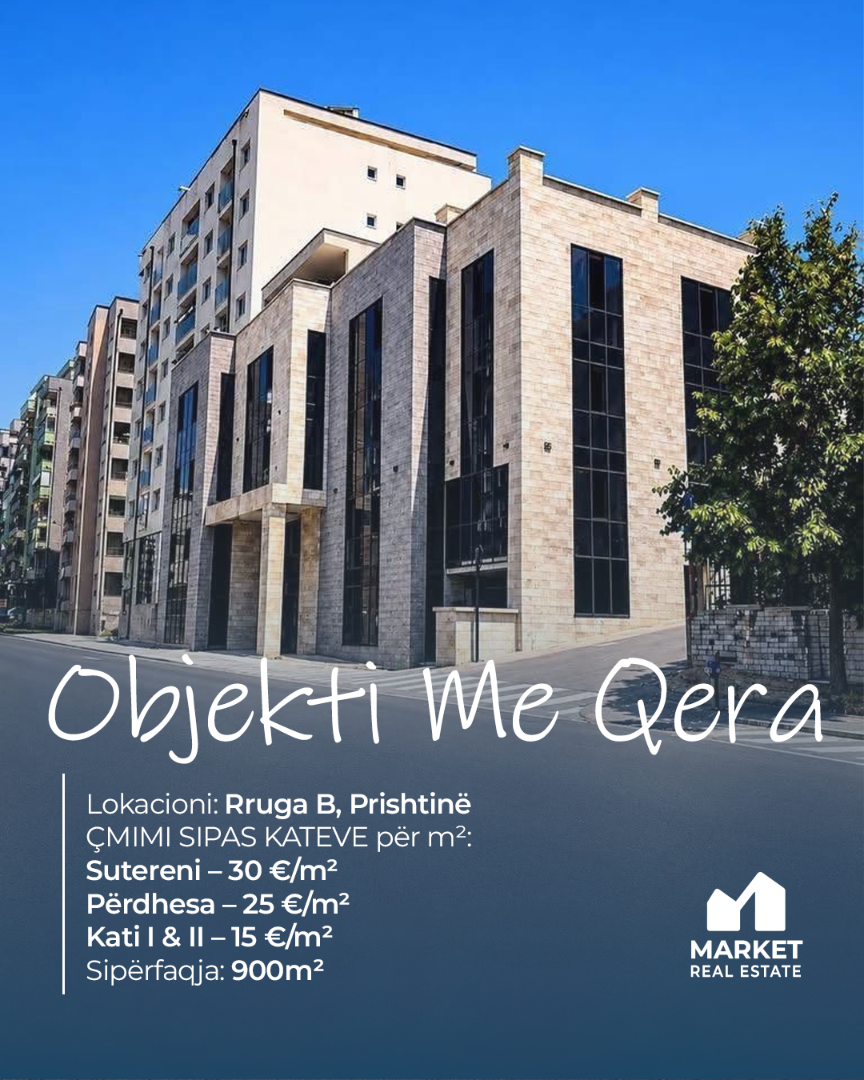 Objekt biznesor me qera, Rruga B, Prishtin objekt në Prishtinë
