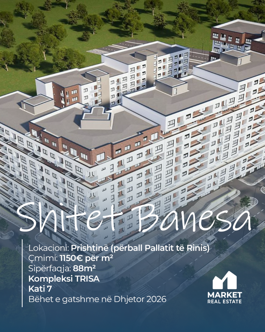 Banesë në shitje, Prishtinë banesë/apartment në Prishtinë