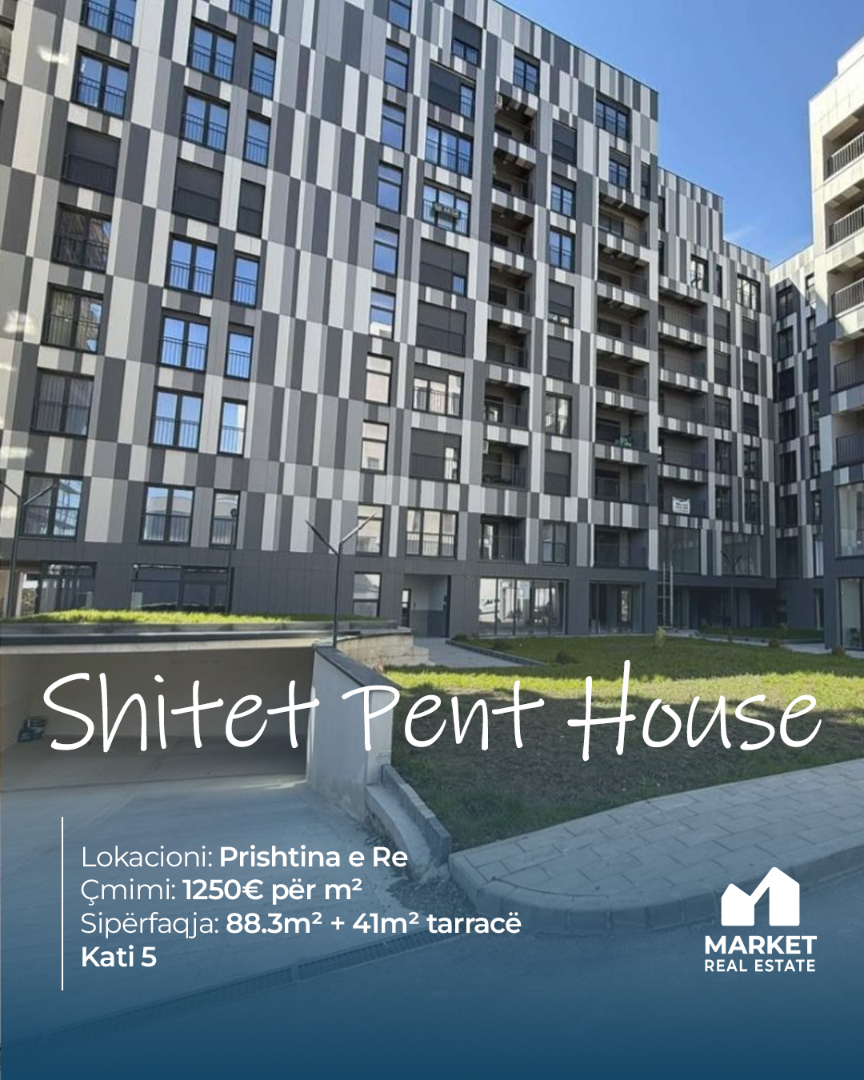 Penthouse në shitje banesë/apartment në Prishtina e Re
