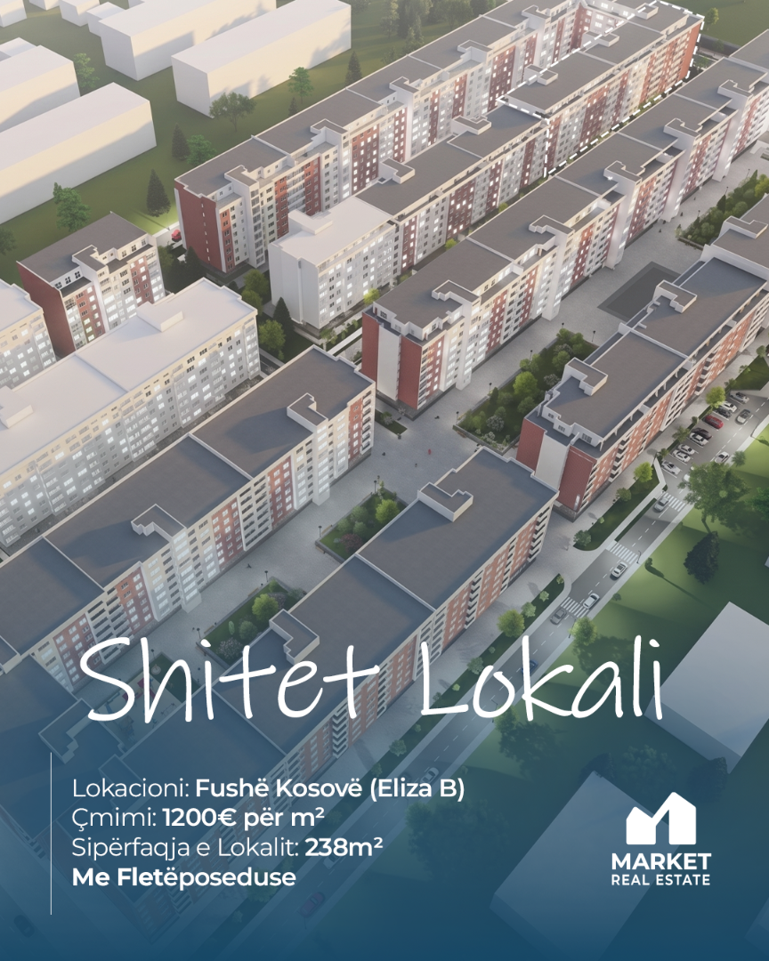 Lokal në Shitje 238m² në Eliza B, Fushë Kosovë lokal në Fushë Kosovë
