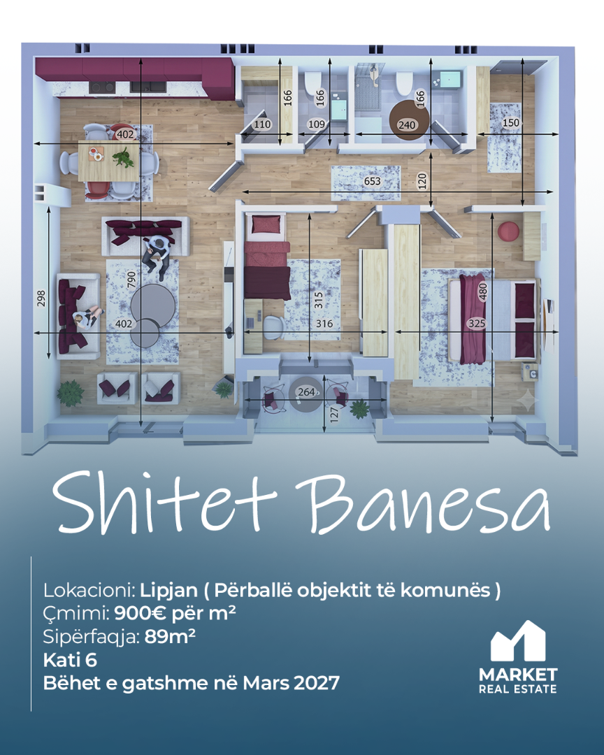 Banesë në Shitje 89m² në Lipjan banesë/apartment në Lipjan