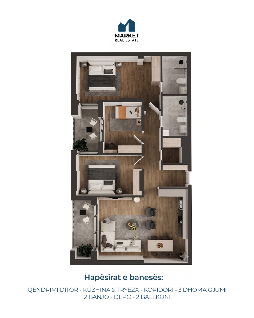 Banesë në Shitje 124m² mbrapa QKUK-së, Prishtin banesë/apartment në Prishtinë