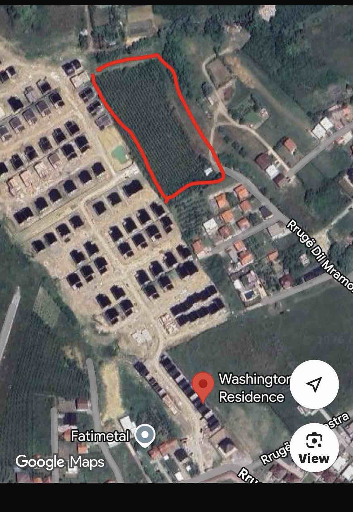 Tokë ne shitje ne Arberi/Dragodan afër Washington residence tokë në Kosovë