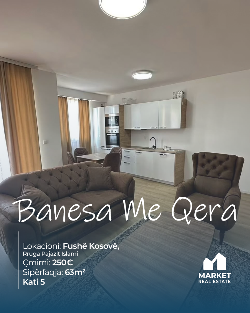 Banesë me Qera 63m² në Fushë Kosovë banesë/apartment në Fushë Kosovë