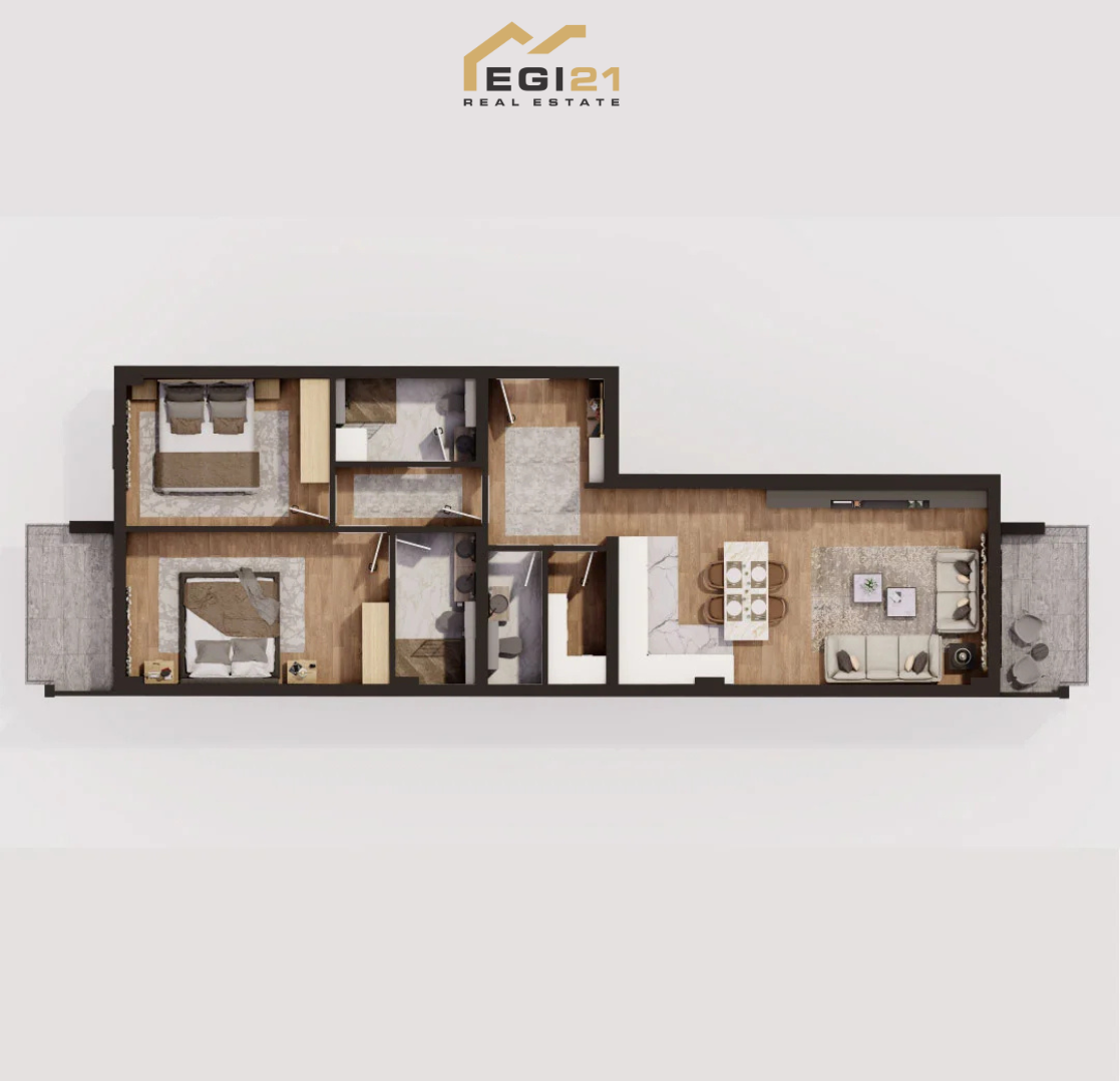 Mundësi e Veçantë për #Blerje – Banesë 113.66m² në Flux Residence, Prizren! banesë/apartment në Prizren