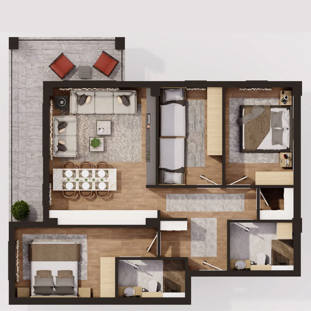 Mundësi e Veçantë për #Blerje – Banesë 110.41m² në Flux Residence, Prizren! banesë/apartment në Prizren
