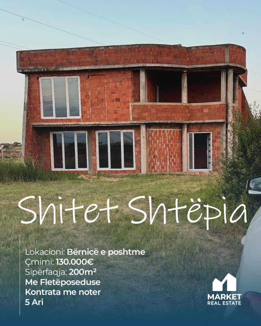 Shtëpi në Shitje 200m² në Bërnicë e Poshtme shtëpi në Bërnica e Poshtme