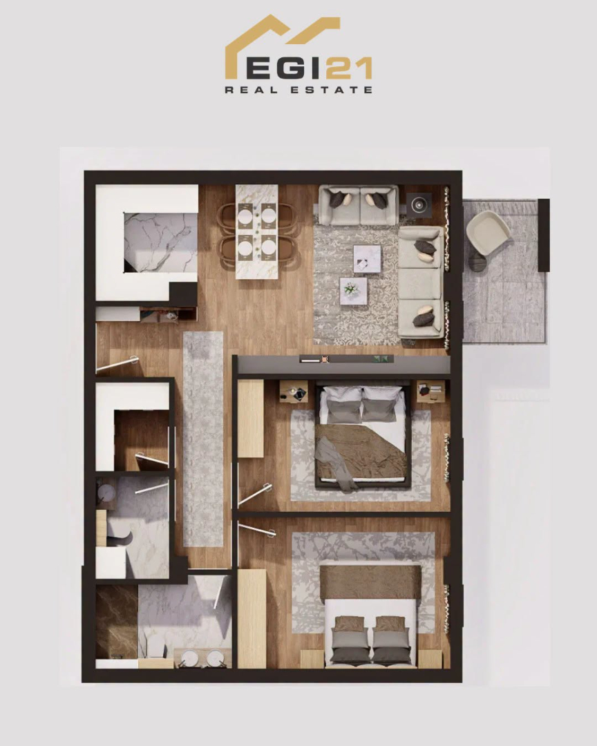 Banesë për #SHITJE 89.67m² – Flux Residence, Prizren banesë/apartment në Prizren