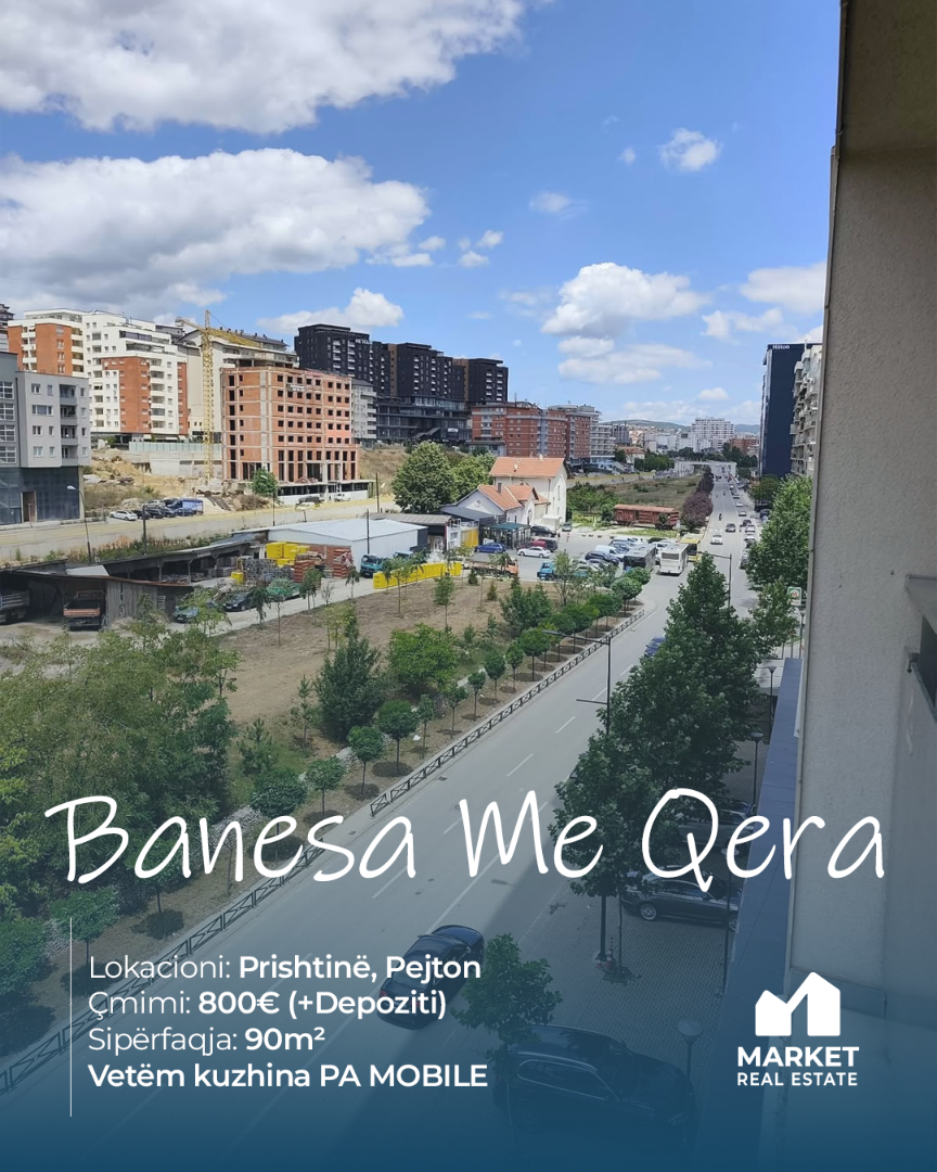 Banesë me Qera 90m² në Pejton, Prishtinë banesë/apartment në Prishtinë