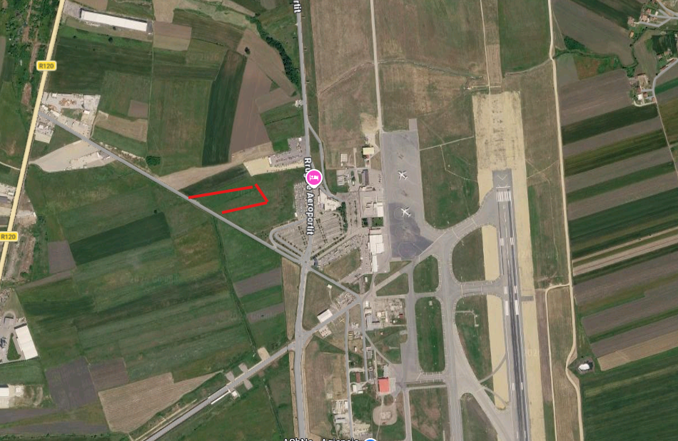SHITET TOKË 40 ARI – PRANË AEROPORTIT TË PRISHTINËS tokë në Sllatinë e Madhe