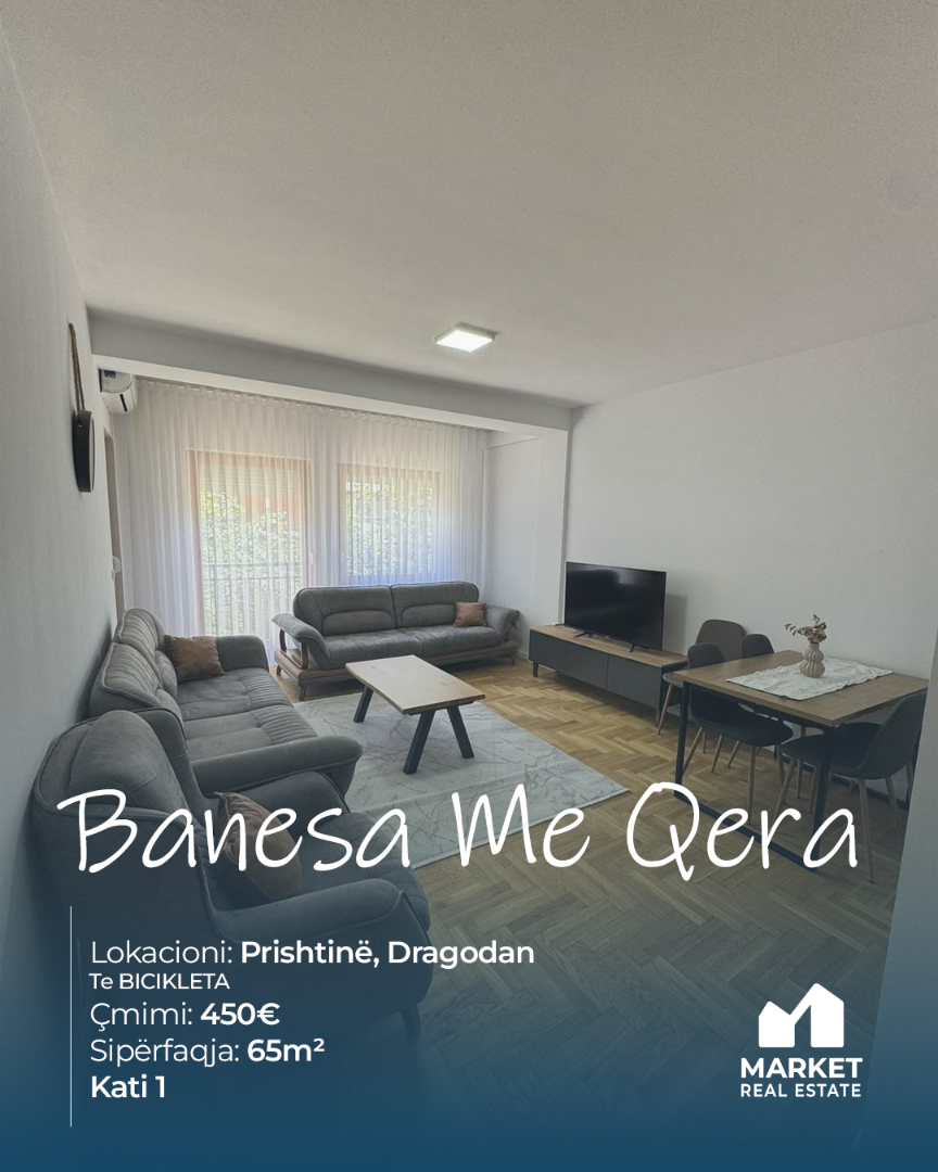 Banesë me Qera 65m² në Dragodan, Prishtinë banesë/apartment në Prishtinë