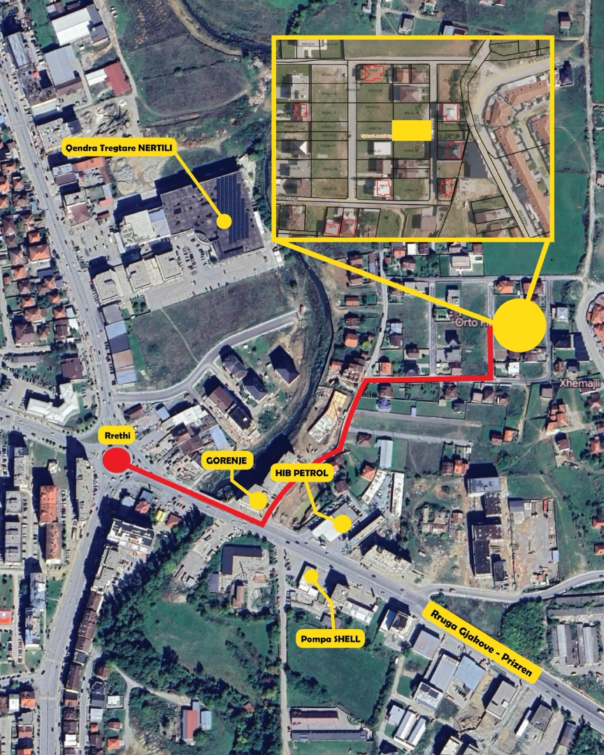 Parcel ne Gjakove ( Gjakova  e Re ) tokë në Gjakovë