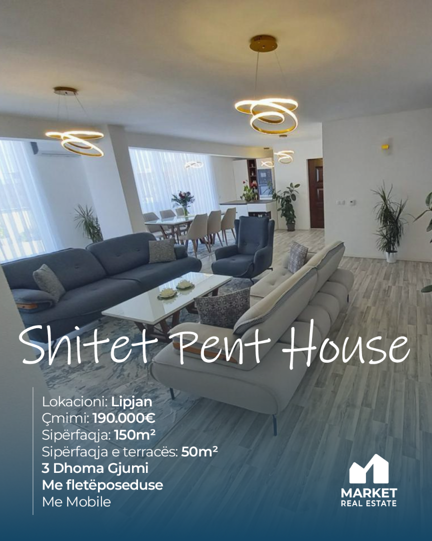 Penthouse në Shitje 150m² + 50m² Tarracë në Lipjan banesë/apartment në Lipjan
