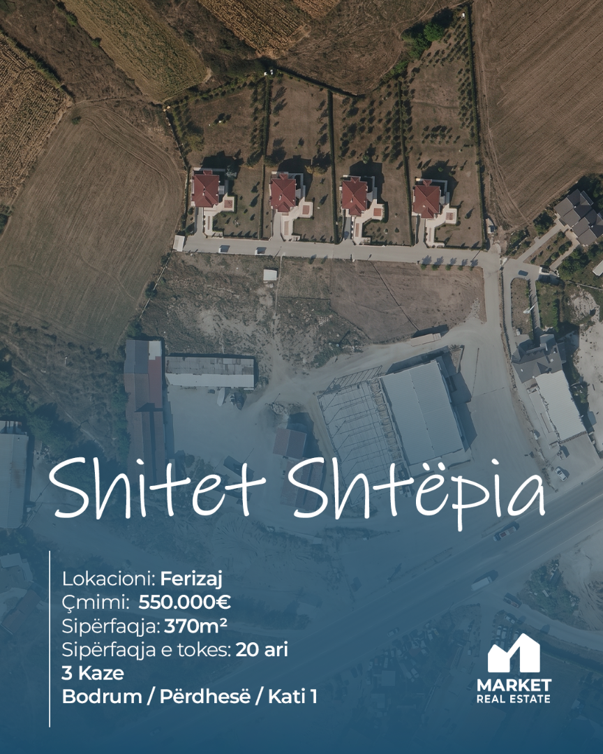 Shtëpi në Shitje me 20 Ari Tokë në Ferizaj shtëpi në Ferizaj