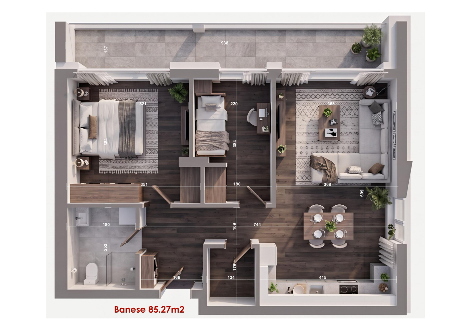 Apartment modern në Rrugën A - Emshir banesë/apartment në Prishtinë
