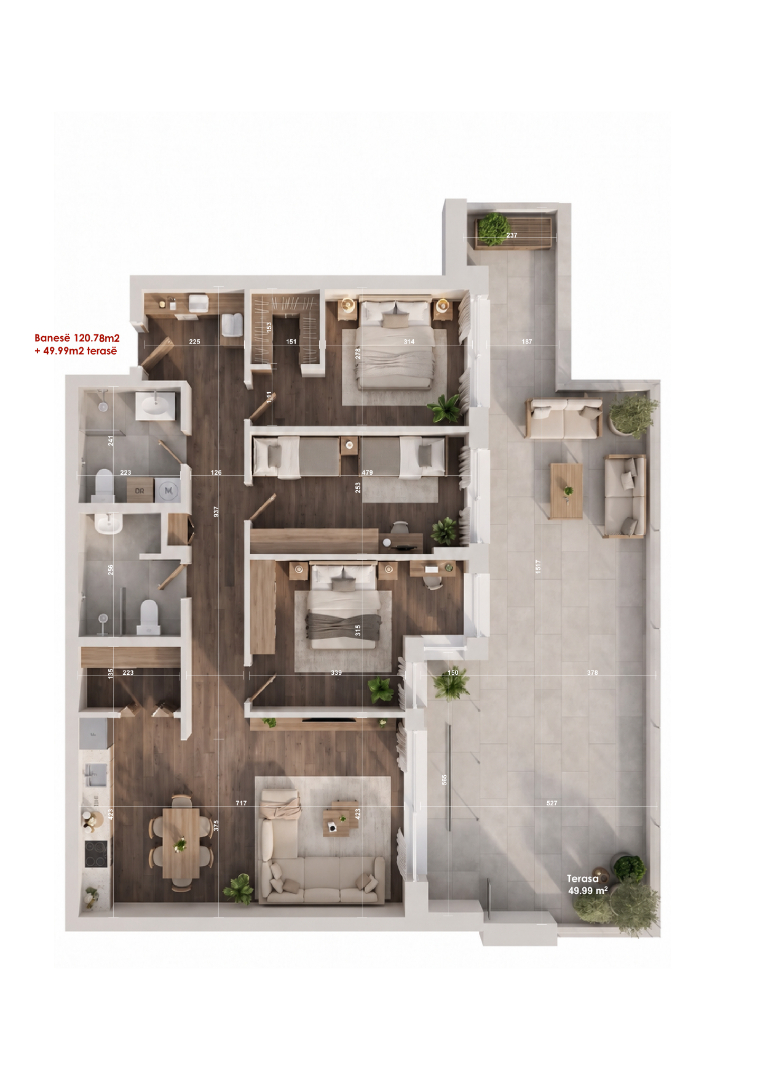 Apartment modern në Rrugën A - Emshir banesë/apartment në Prishtinë