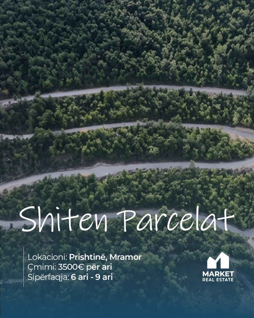 Parcela në Shitje 6–9 Ari në Mramor, Prishtinë tokë në Prishtinë