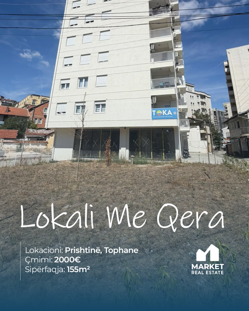 Lokal me Qera 155m² në Tophane, Prishtinë lokal në Prishtinë