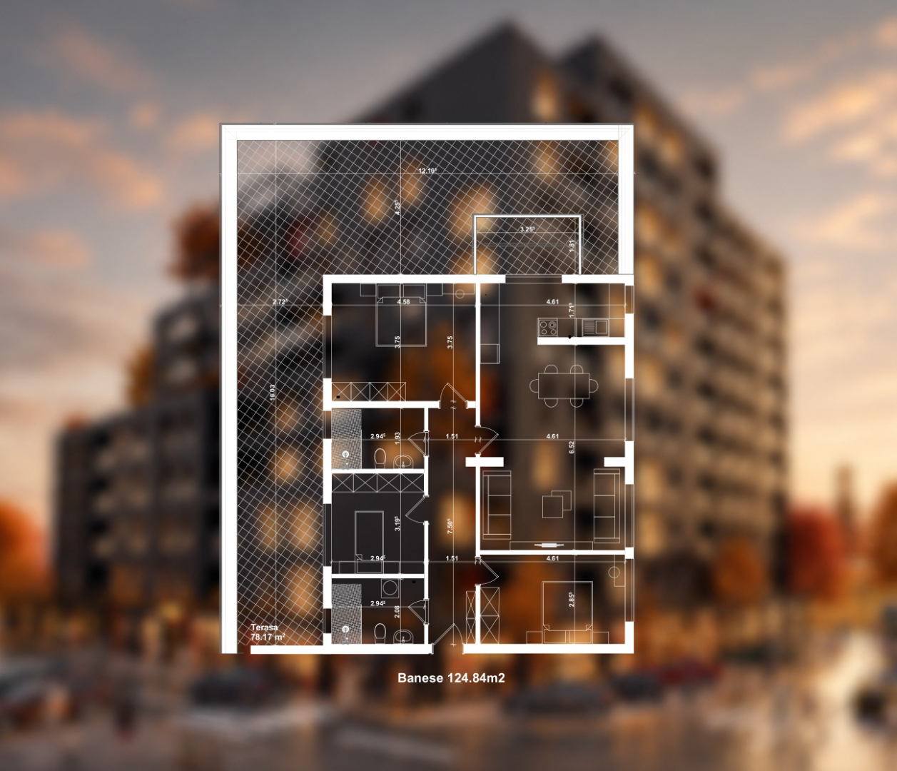 Banesë në shitje në Alba Tower, Prizren! banesë/apartment në Prizren