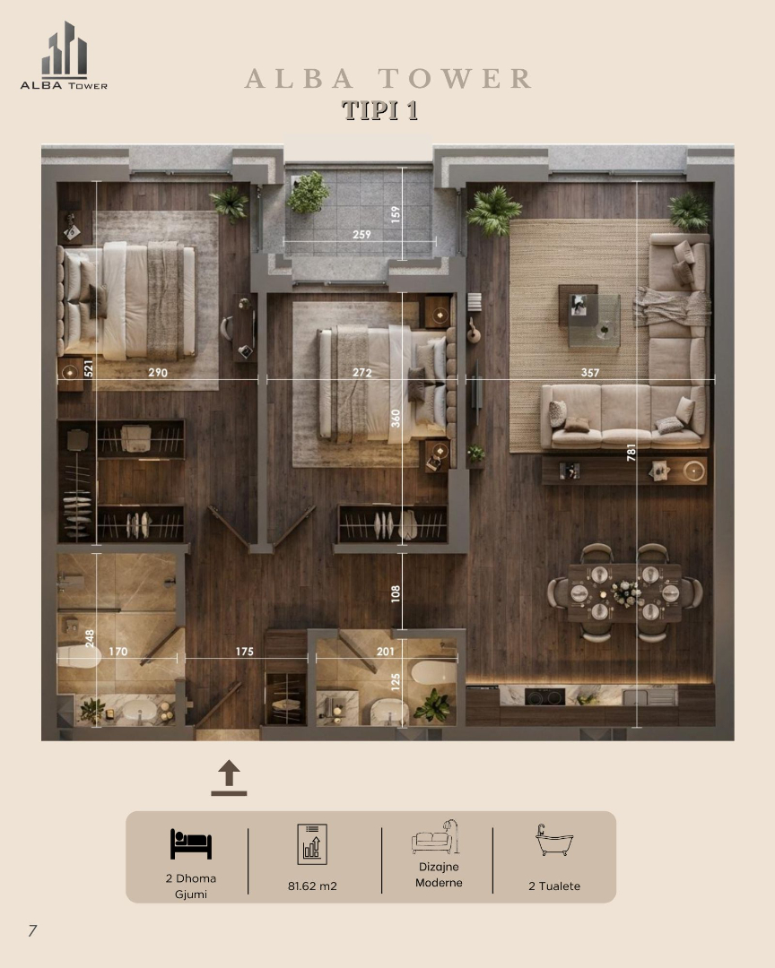 Banesë në shitje në Alba Tower, Prizren! banesë/apartment në Prizren