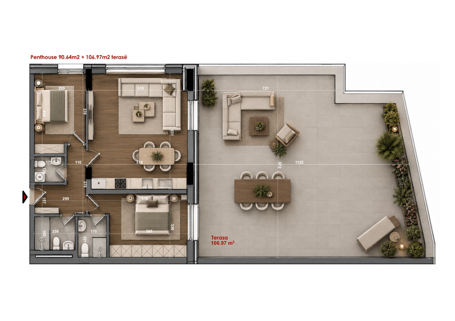 Penthouse në shitje në Prizren! banesë/apartment në Prizren