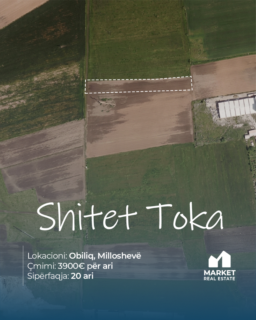 Tokë në Shitje Milloshevë, Obiliq tokë në Obiliq