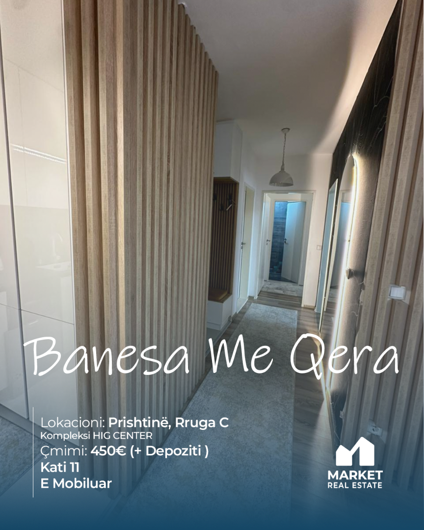 Banesë me Qira në Rrugën C, Prishtinë banesë/apartment në Prishtinë