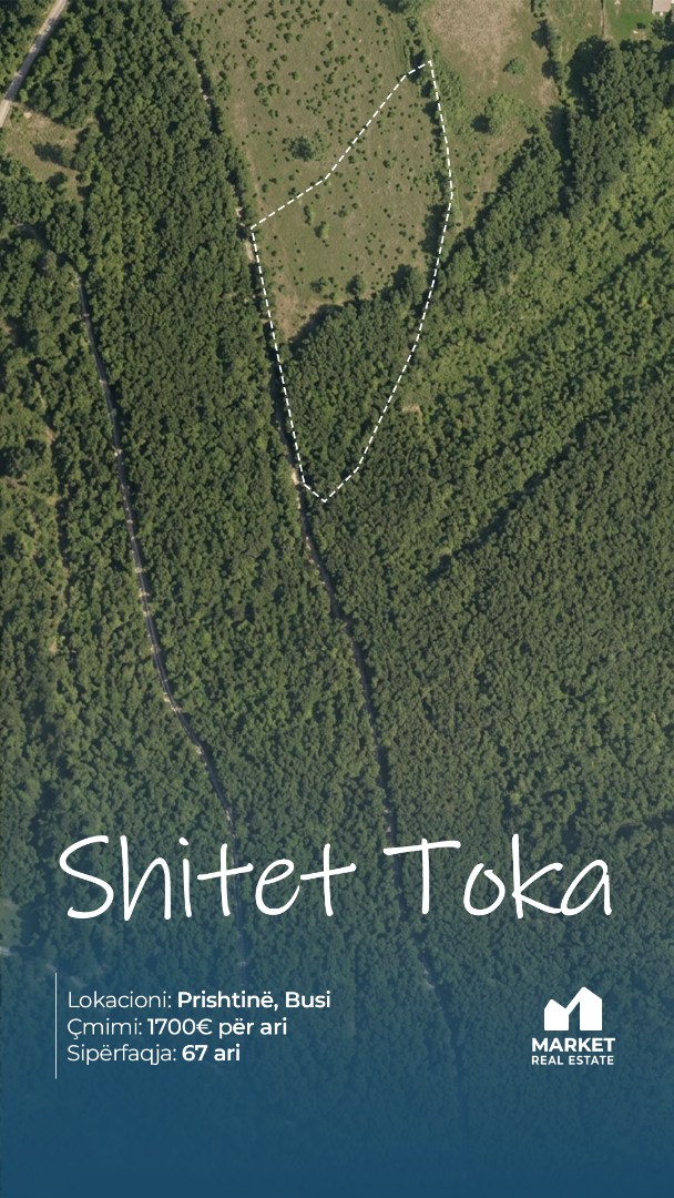 Tokë në Shitje 67 Ari në Busi, Prishtinë tokë në Prishtinë