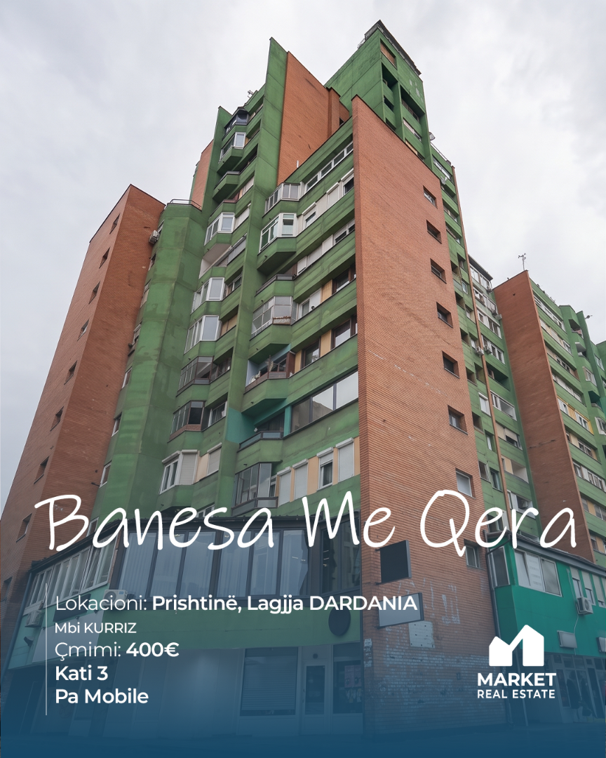 Banesë me Qira në Dardani, Prishtinë banesë/apartment në Prishtinë