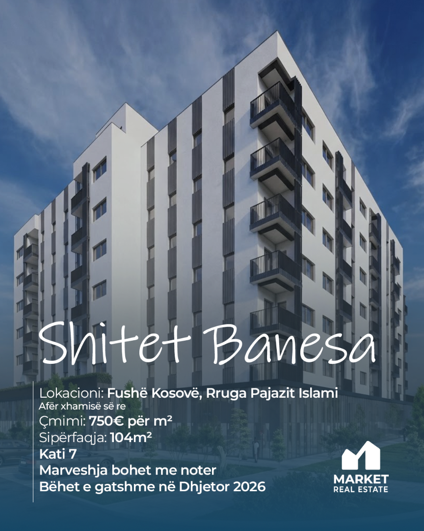 Banesë në Shitje 104m² në Fushë Kosovë banesë/apartment në Fushë Kosovë