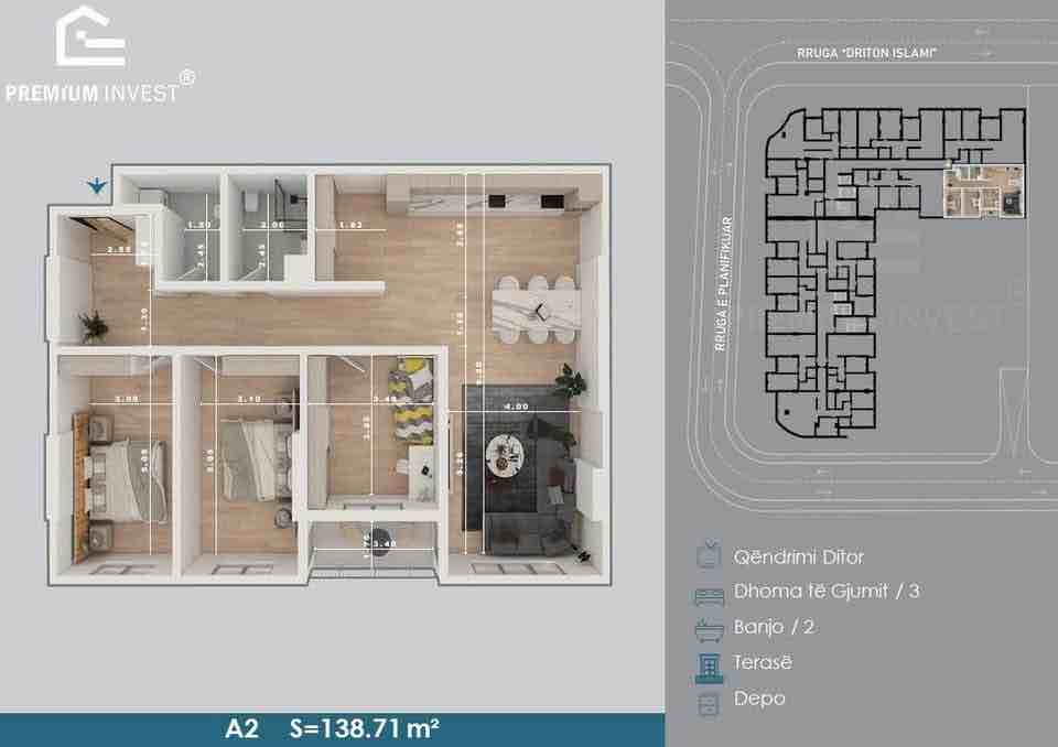 2 Banesa në Shitje - Rr. Driton Islami banesë/apartment në Ferizaj