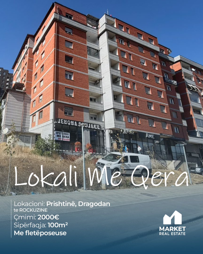 Lokal me Qira 100m² në Dragodan, Prishtinë lokal në Prishtinë