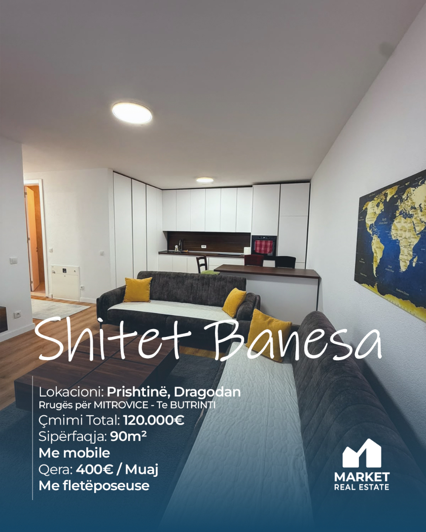 Banesë në Shitje 90m² në Dragodan, Prishtinë banesë/apartment në Prishtinë