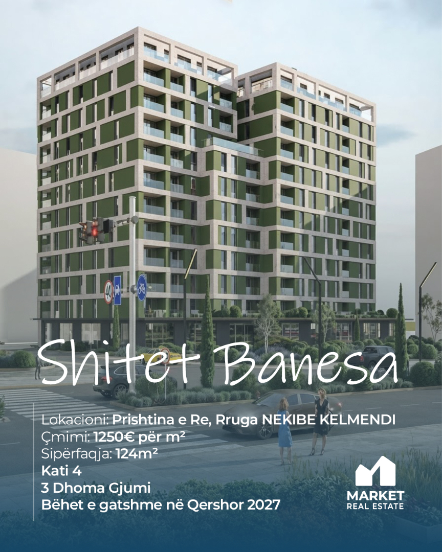 Banesë në Shitje 124m² në Prishtinën e Re banesë/apartment në Prishtinë