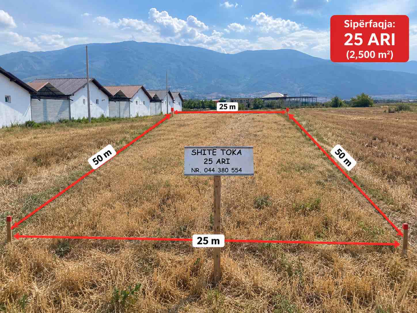 Shite toka prej 25 ARI tokë në Suhareka