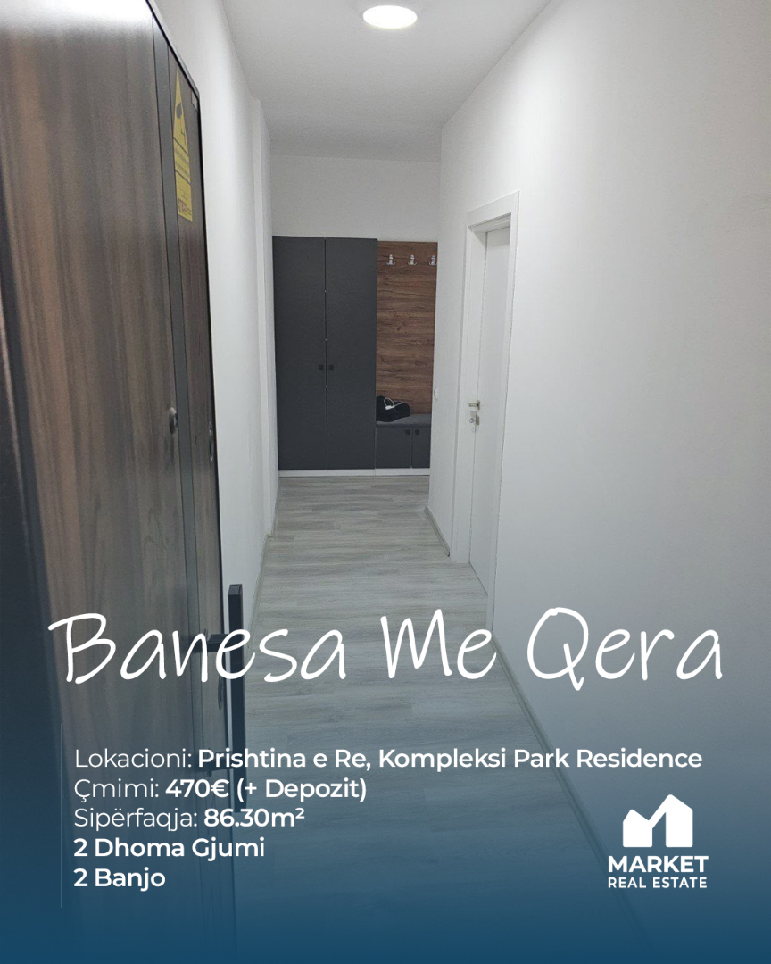 Banesë me Qira 86.30m² në Prishtinën e Re banesë/apartment në Prishtinë