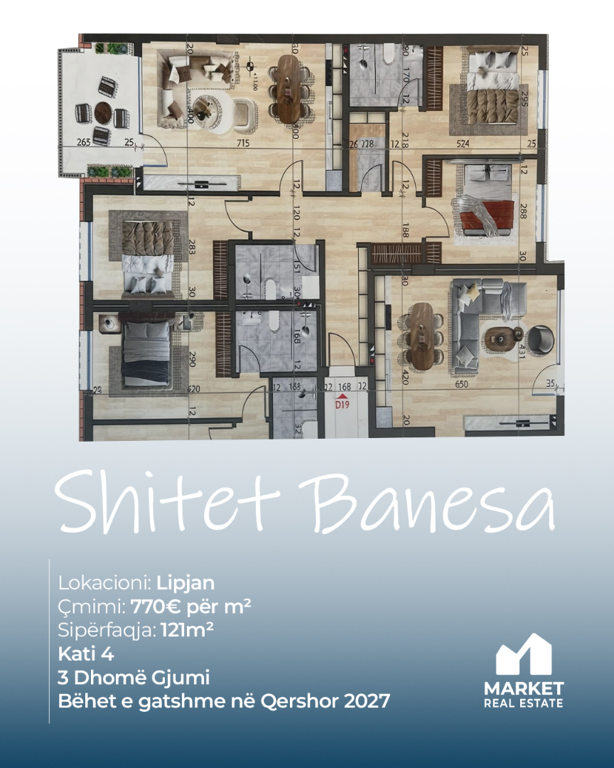 Banesë në Shitje 121m² në Lipjan banesë/apartment në Lipjan