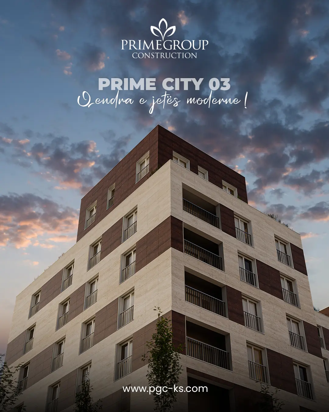 Banese Prime City 03 banesë/apartment në Çagllavicë